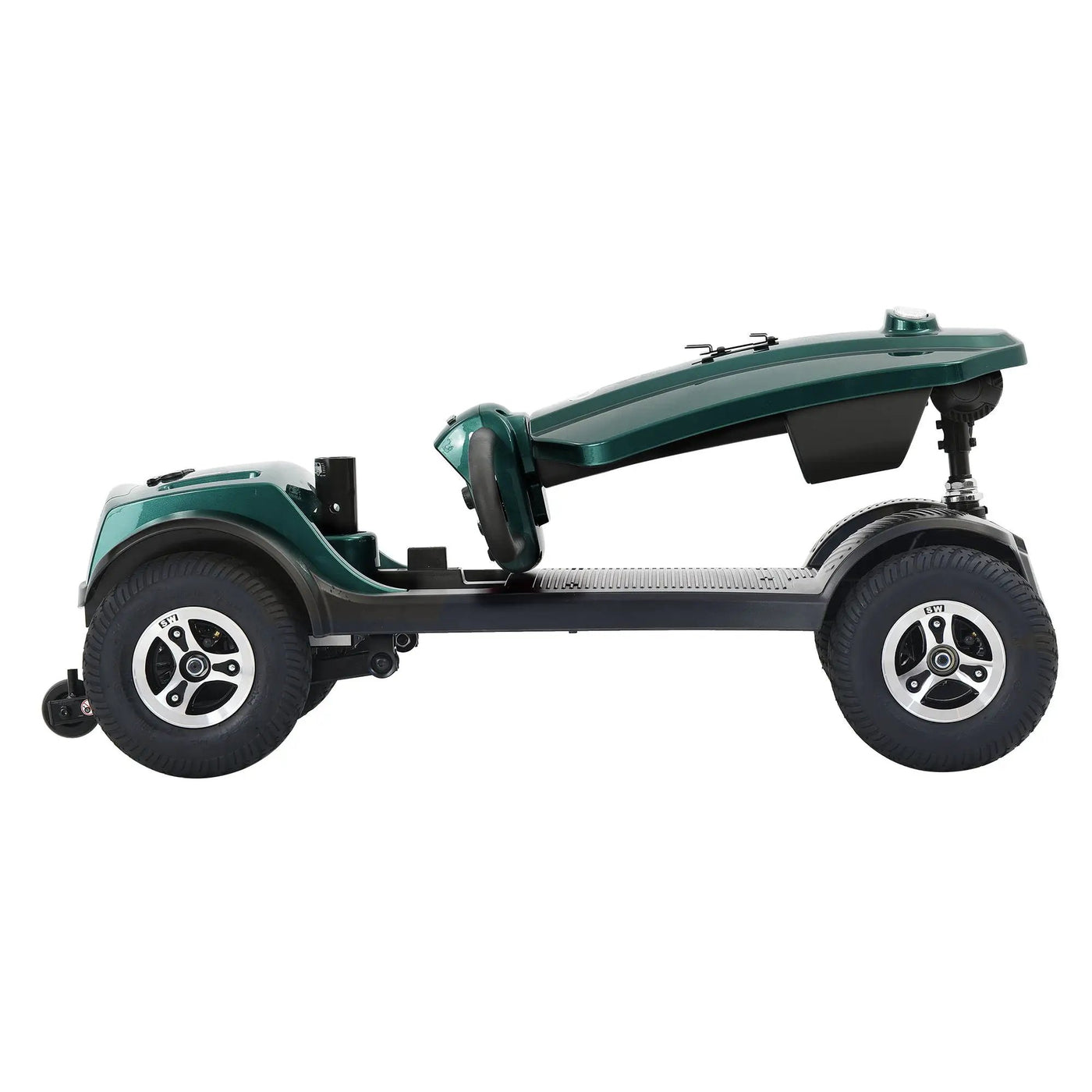 Max Plus - 4 Wheels Outdoor Compact Mobility Scooter With 2 Pieces X 20Ah Lead Acid Battery, 16 Miles, Cup Holders & USB Charger Port by HouseOfZazla