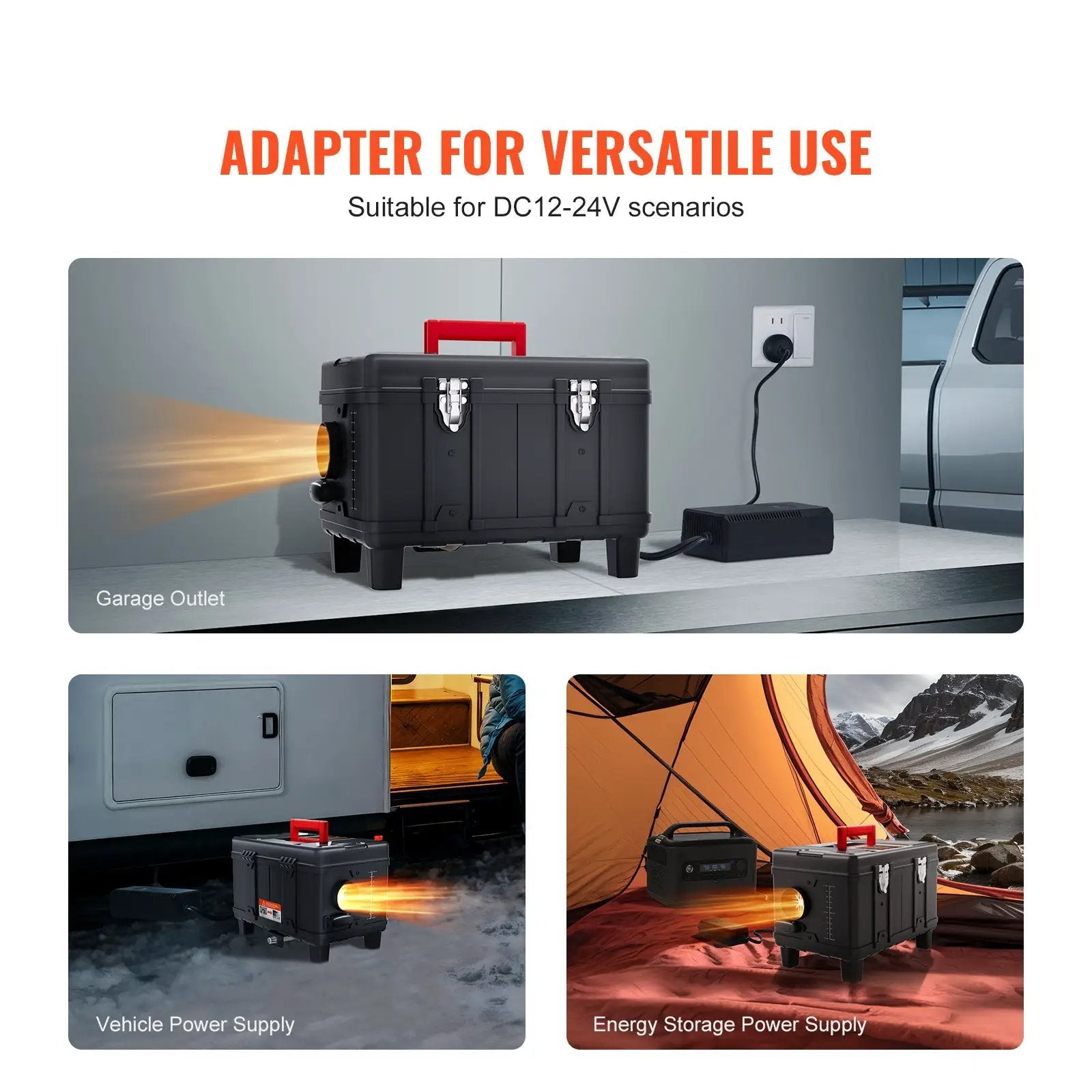 Diesel Air Heater 12V/24V 8KW Bluetooth APP Remote Control for Vehicles by HouseOfZazla