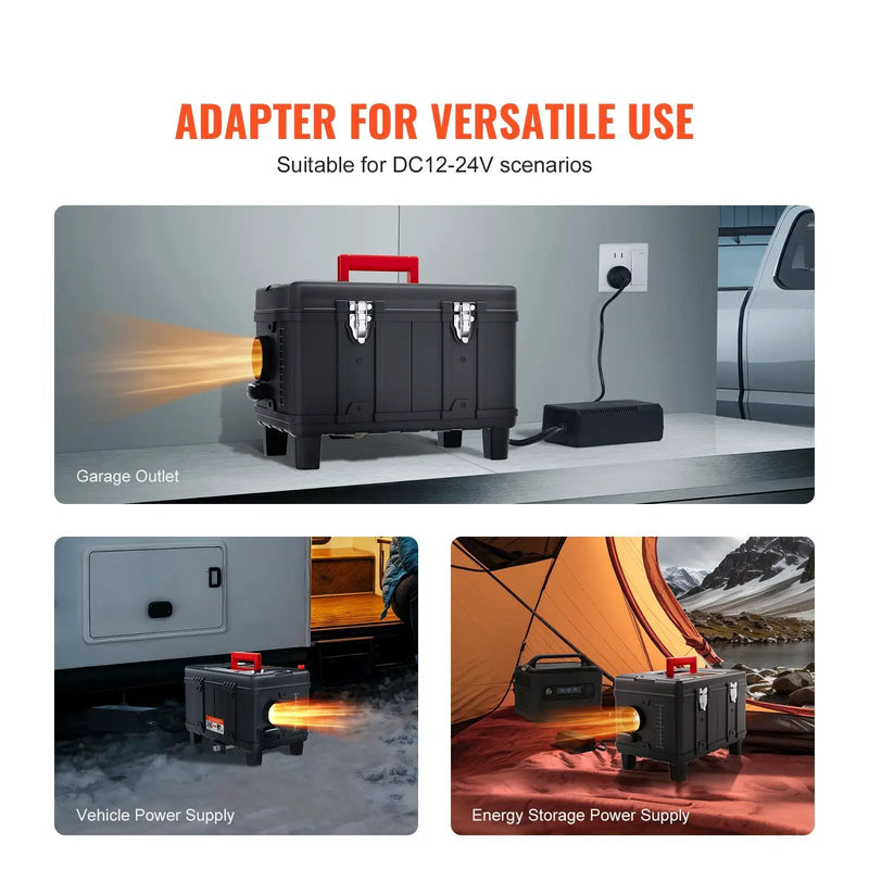 Diesel Air Heater 12V/24V 8KW Bluetooth APP Remote Control for Vehicles by HouseOfZazla