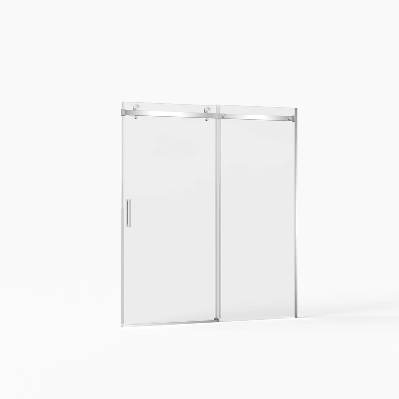 Frameless Sliding Shower Door - 56-60"W x 72"H by HouseOfZazla