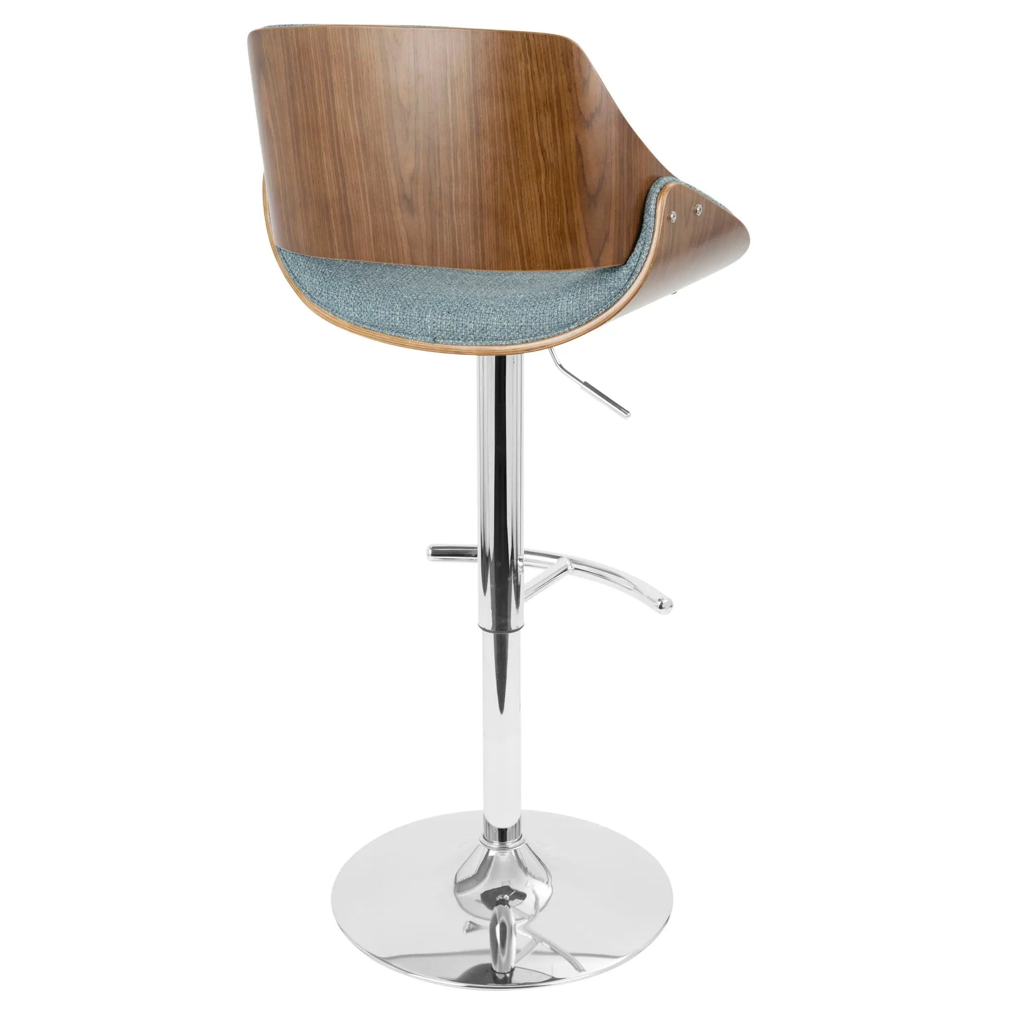 Fabrizzi - Mid Century Modern Adjustable Barstool With Swivel (Set of 2) by Unique Piece Furniture