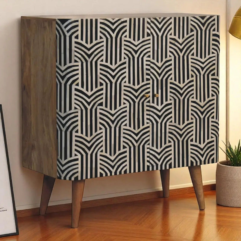 Edessa Bone Inlay Cabinet by HouseOfZazla
