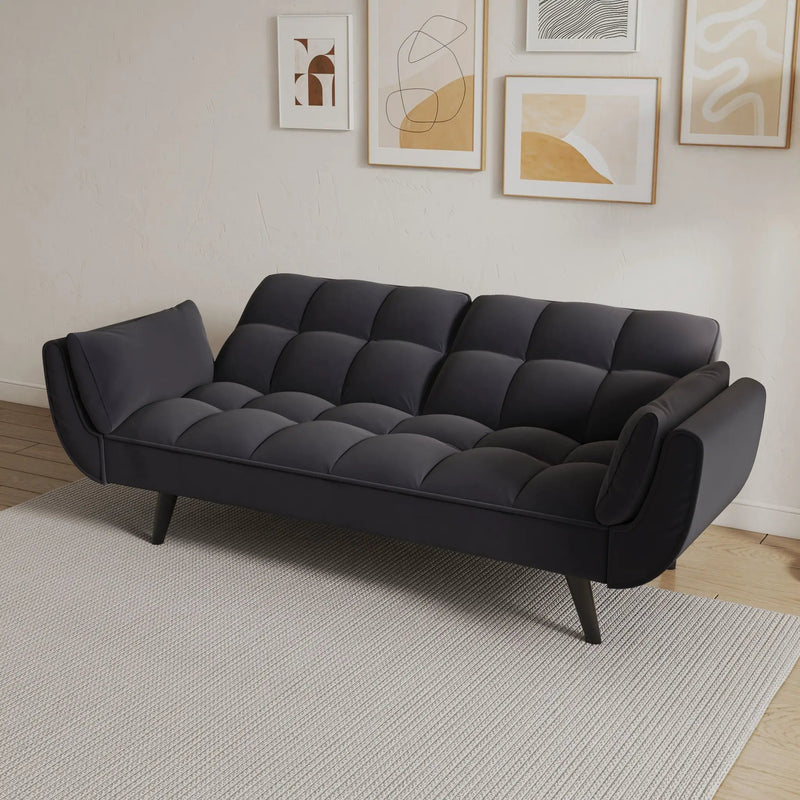 Sofa Soft Two Armrests Throw Pillow Pillow Comfortable Fit Apartment Bedroom Small Space by Unique Piece Furniture