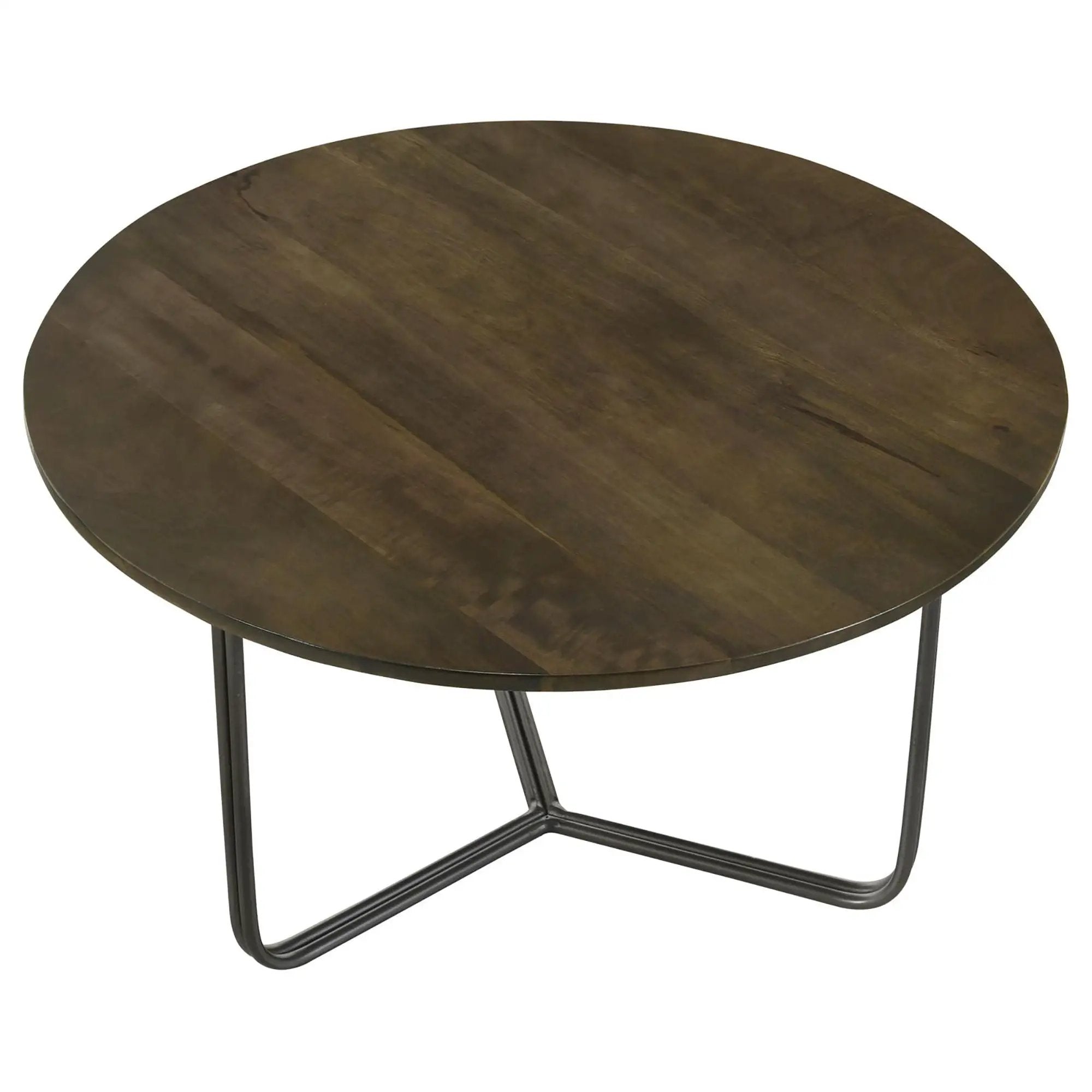 Accent Table With Slim Tripod Base - Brown