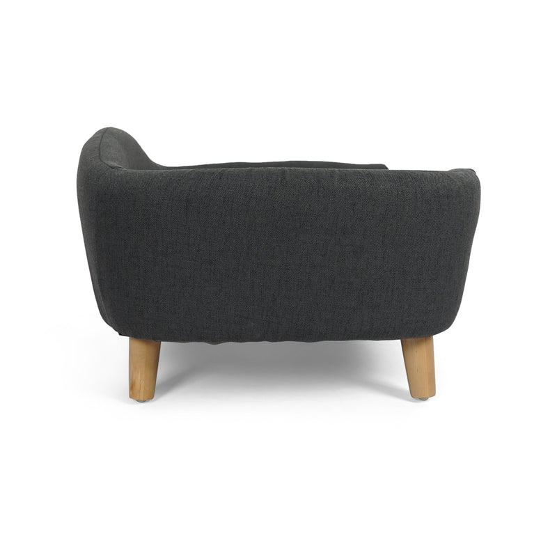Elevated Dog Bed Frame for Small Dogs with Rubber Wood Legs by HouseOfZazla