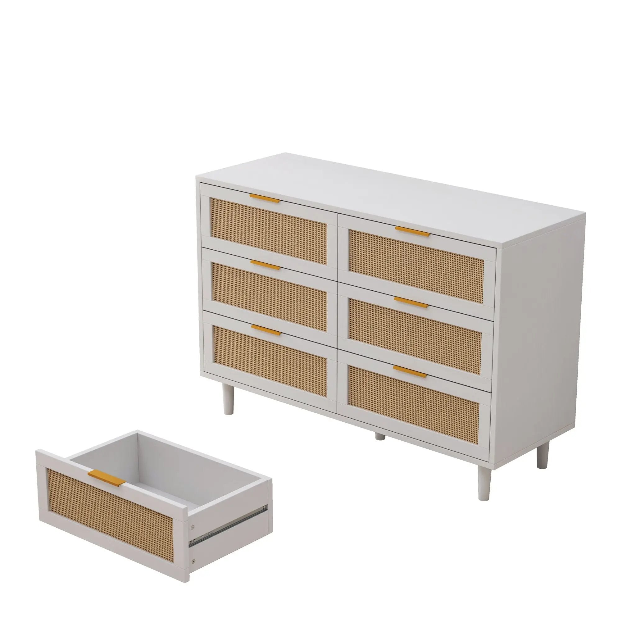 6 Drawer Storage Modern Cabinet For Bedroom by Unique Piece Furniture