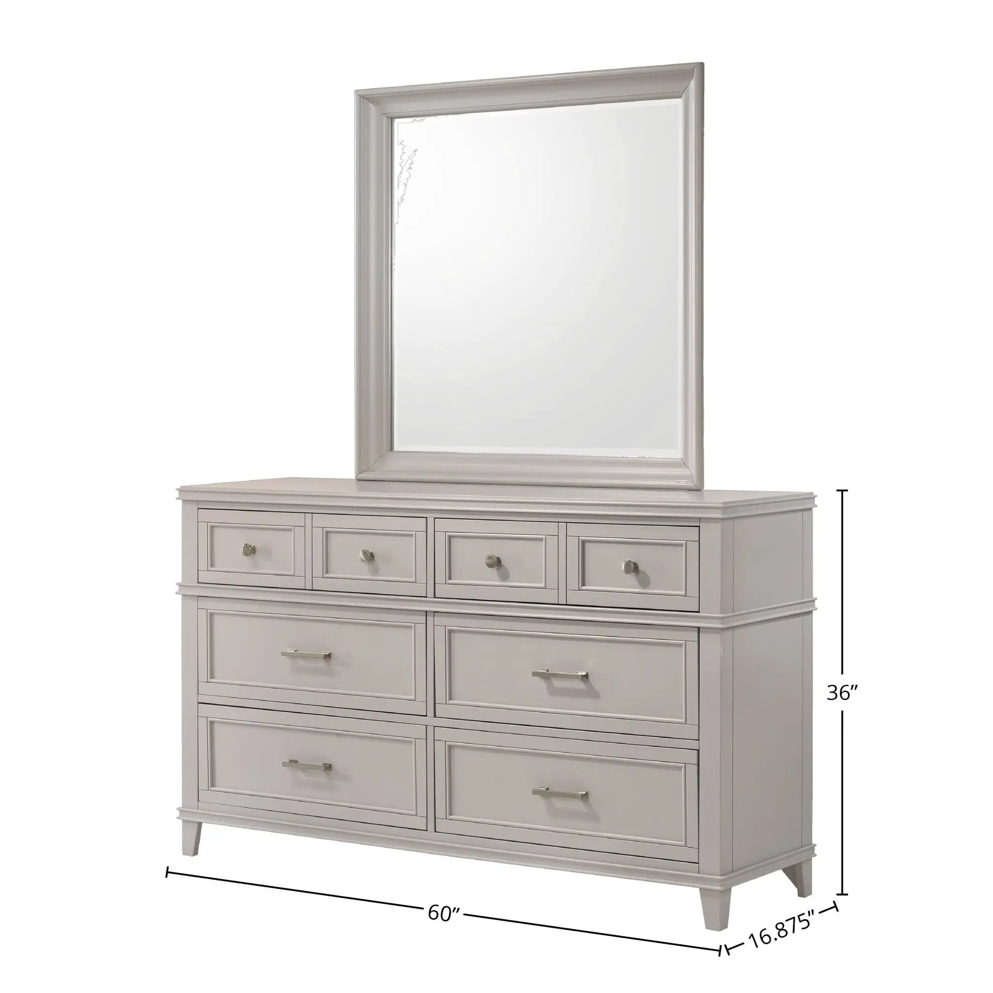 6 Drawer Dresser, Ample Storage by HouseOfZazla