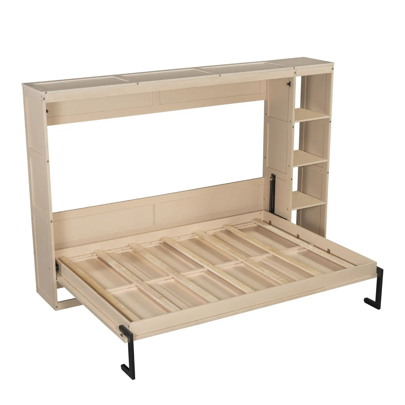 Murphy Bed With Bookshelf And Storage by HouseOfZazla