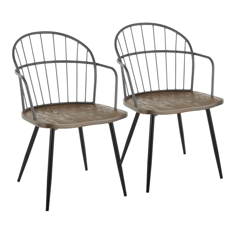 Riley - Farmhouse Arm Chair (Set of 2) by Unique Piece Furniture