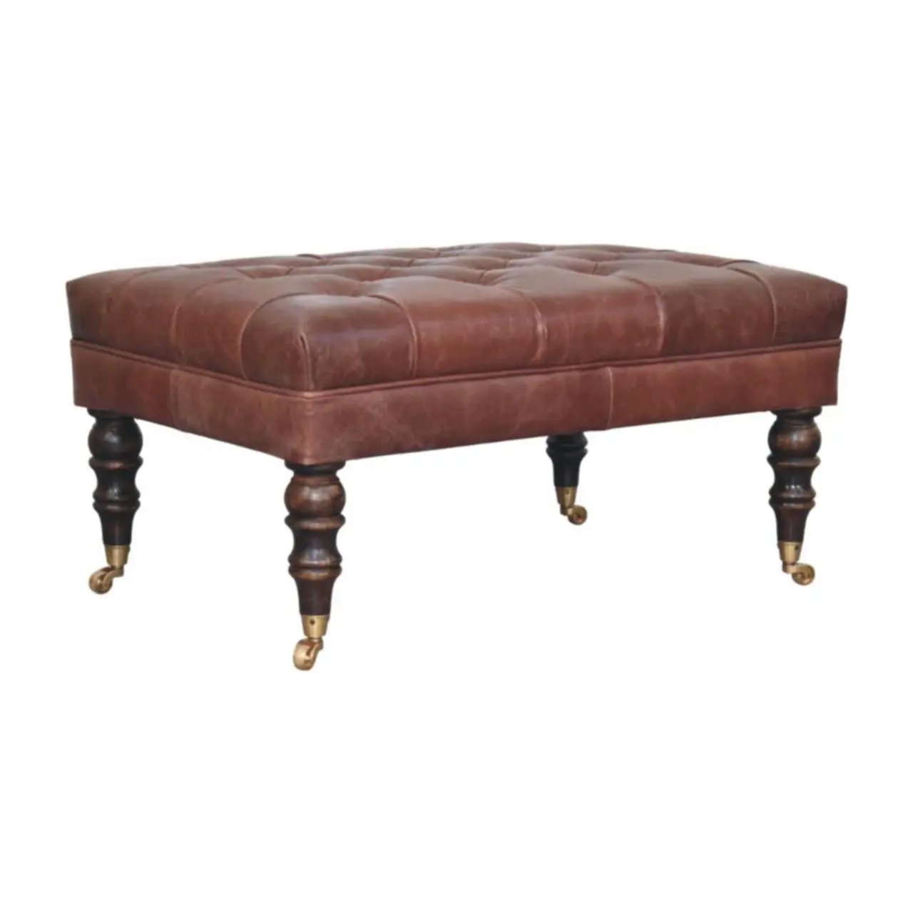 Buffalo - Ottoman With Castor Legs by Unique Piece Furniture