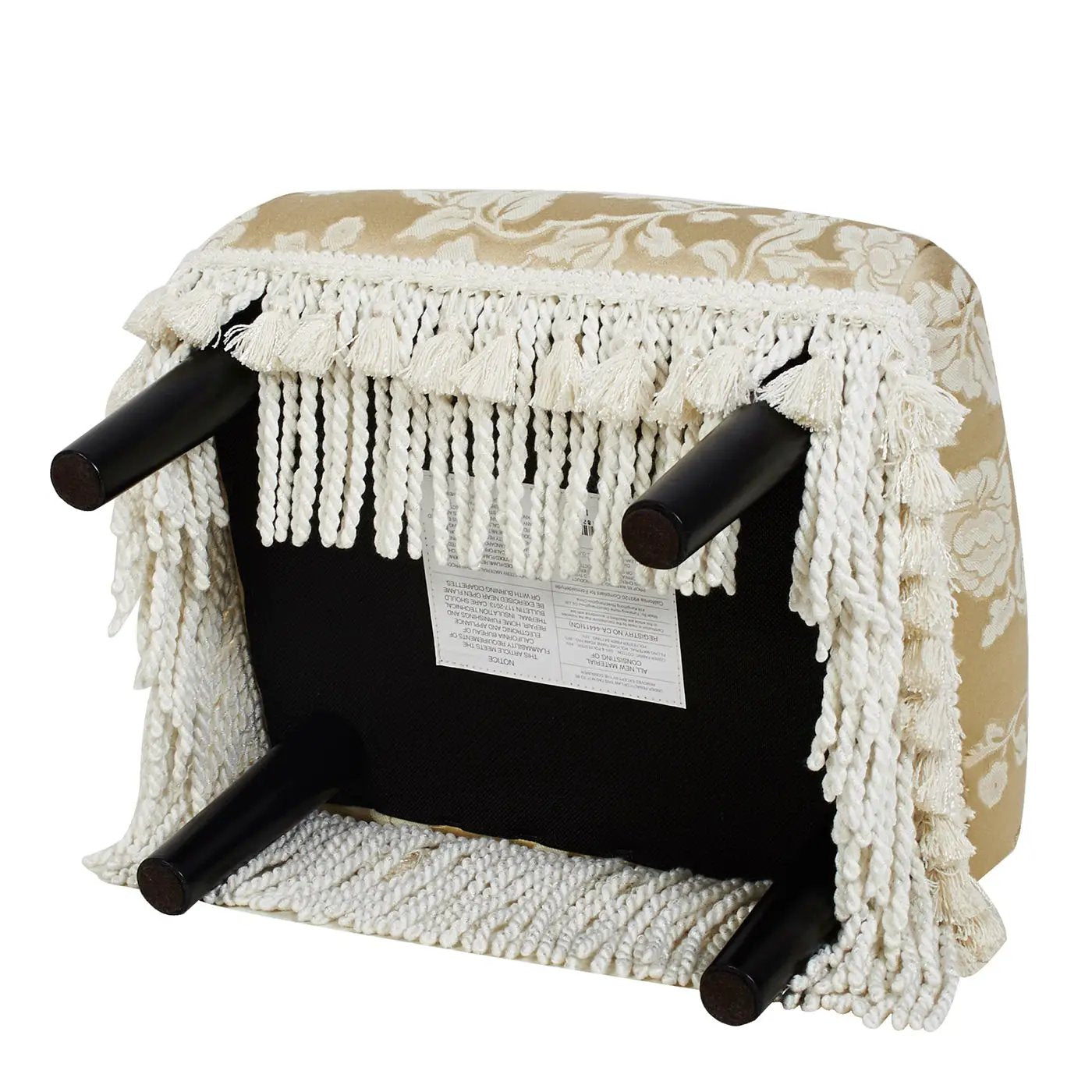 Fiona - Handcrafted Accent Footstool Ottoman by HouseOfZazla