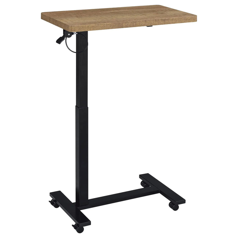Westpark Pneumatic Adjustable C-Shape Side Table with Casters Mango by Unique Piece Furniture