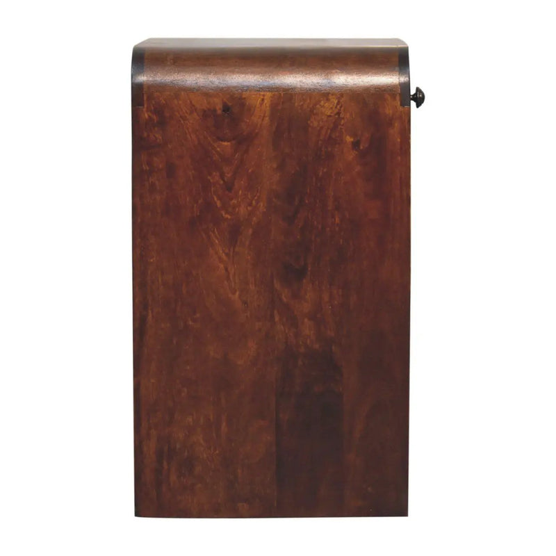 Aspen - Open Bedside Table - Dark Brown by HouseOfZazla