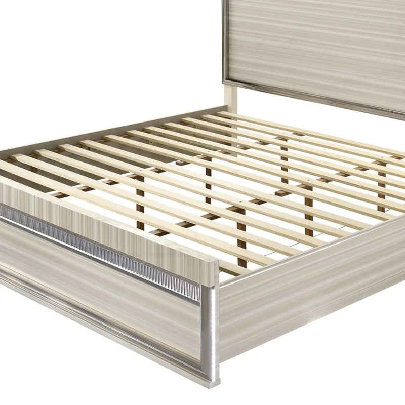 Leonor - Bed With LED Headboard And Footboard by HouseOfZazla