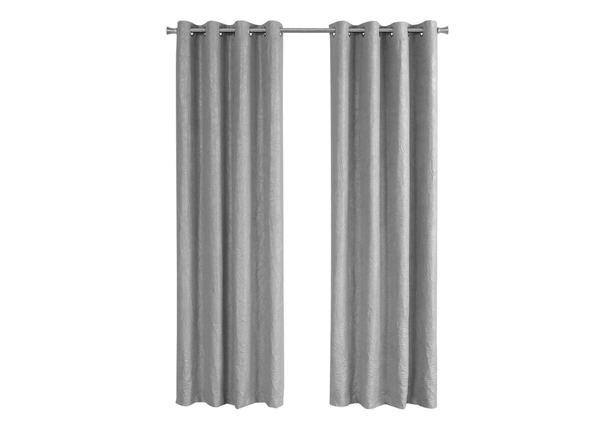 2 Pieces Set Room Darkening Curtain Panels with Grommet, photo 2 of 28