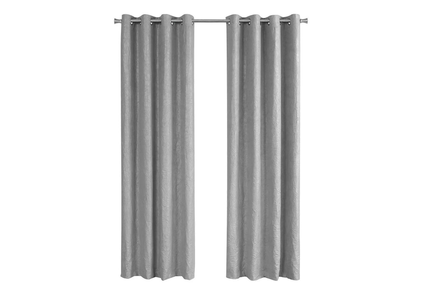 2 Pieces Set, Curtain Panel, Room Darkening, Grommet by Unique Piece Furniture