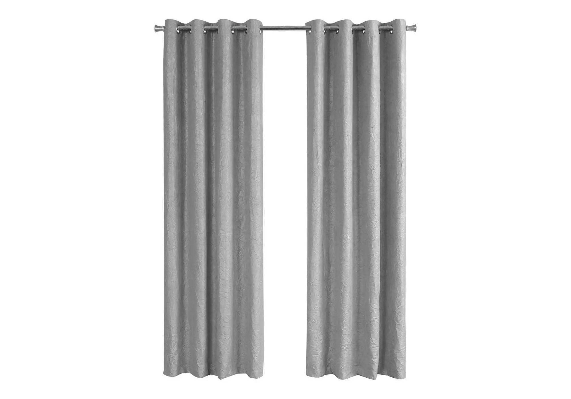2 Pieces Set, Curtain Panel, Room Darkening, Grommet by Unique Piece Furniture