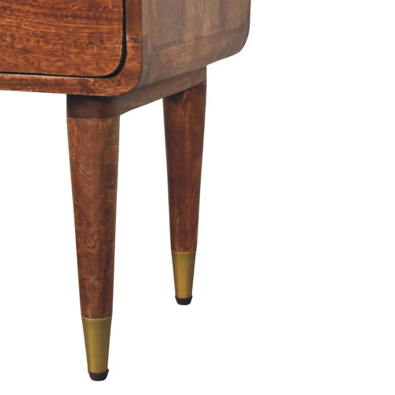 Solid Wood Astor 2-Drawer Nightstand by HouseOfZazla
