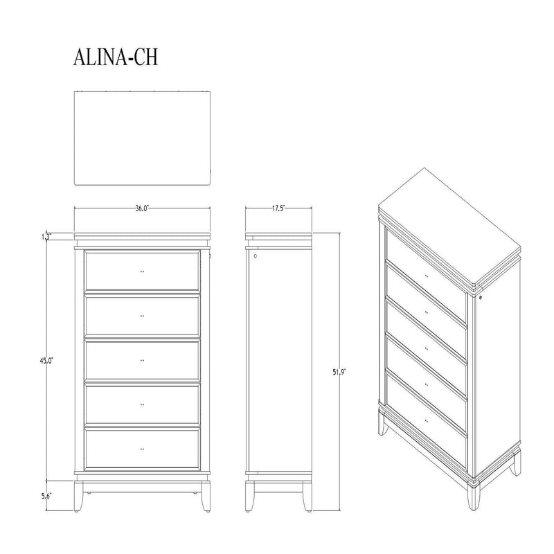 Adalid - Chest With LED Lighting - White, photo 5 of 8