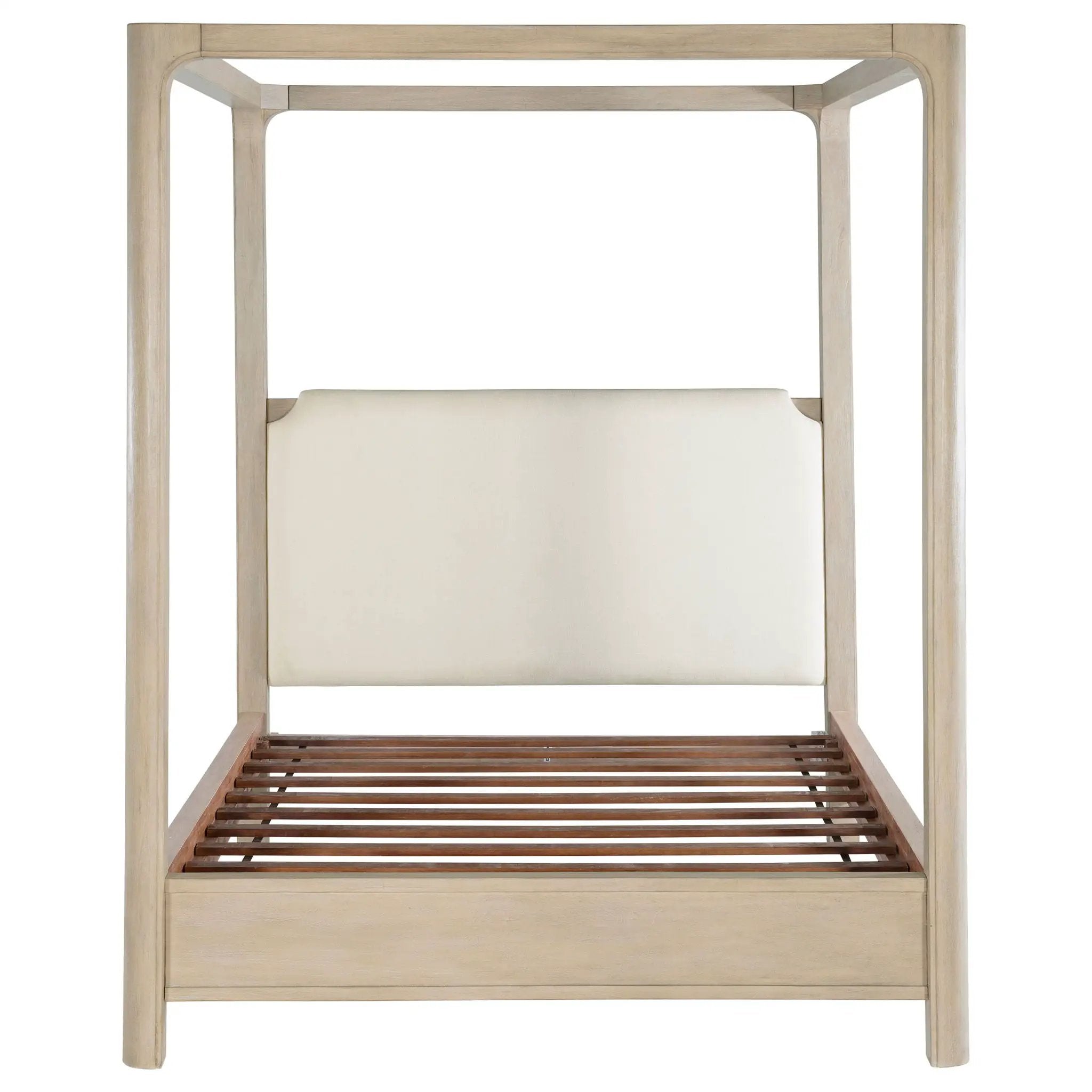 Solano 85-inch California King Canopy Bed Weathered Mango by Unique Piece Furniture