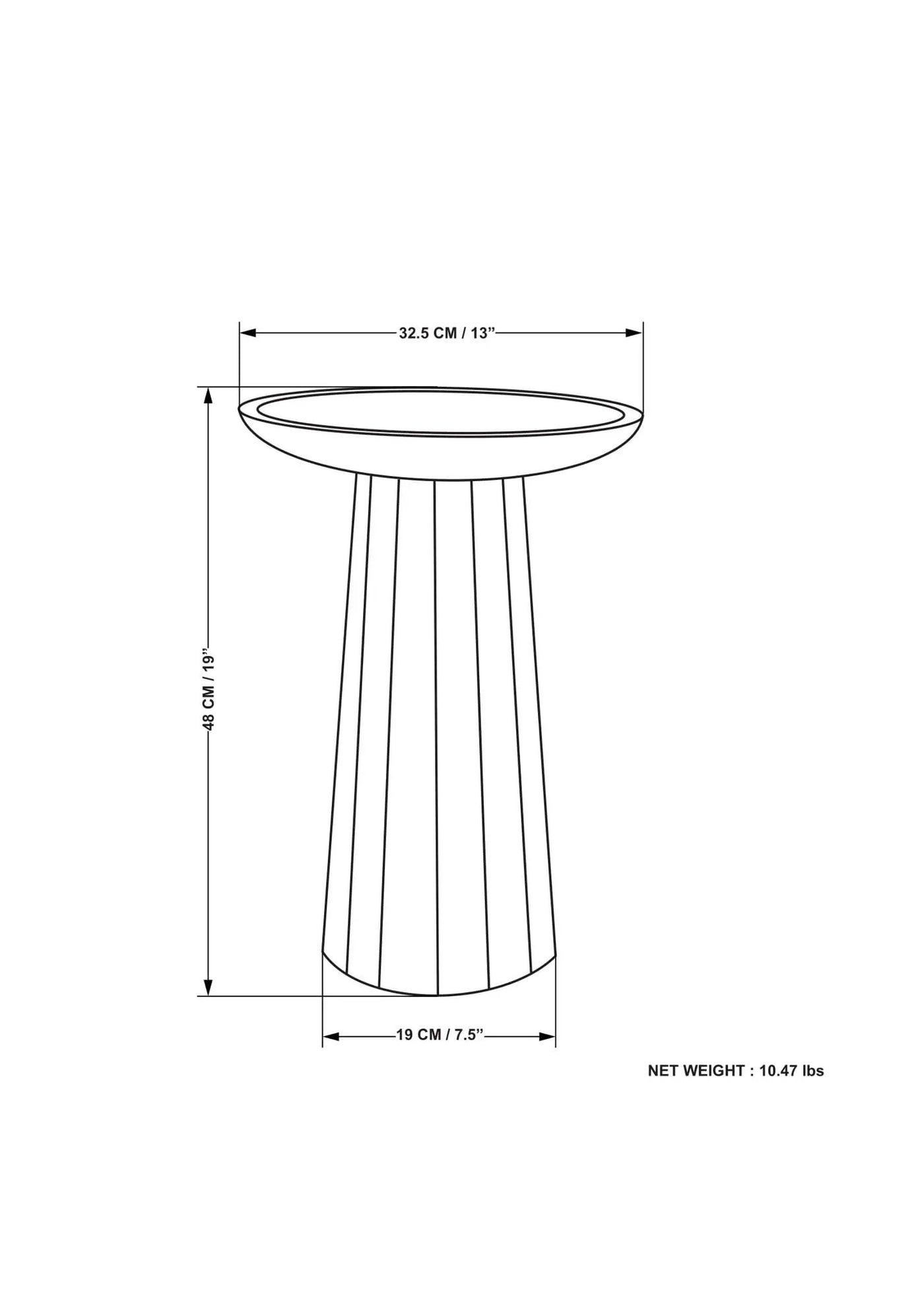 Dayton - Handcrafted Wooden Accent Table by HouseOfZazla