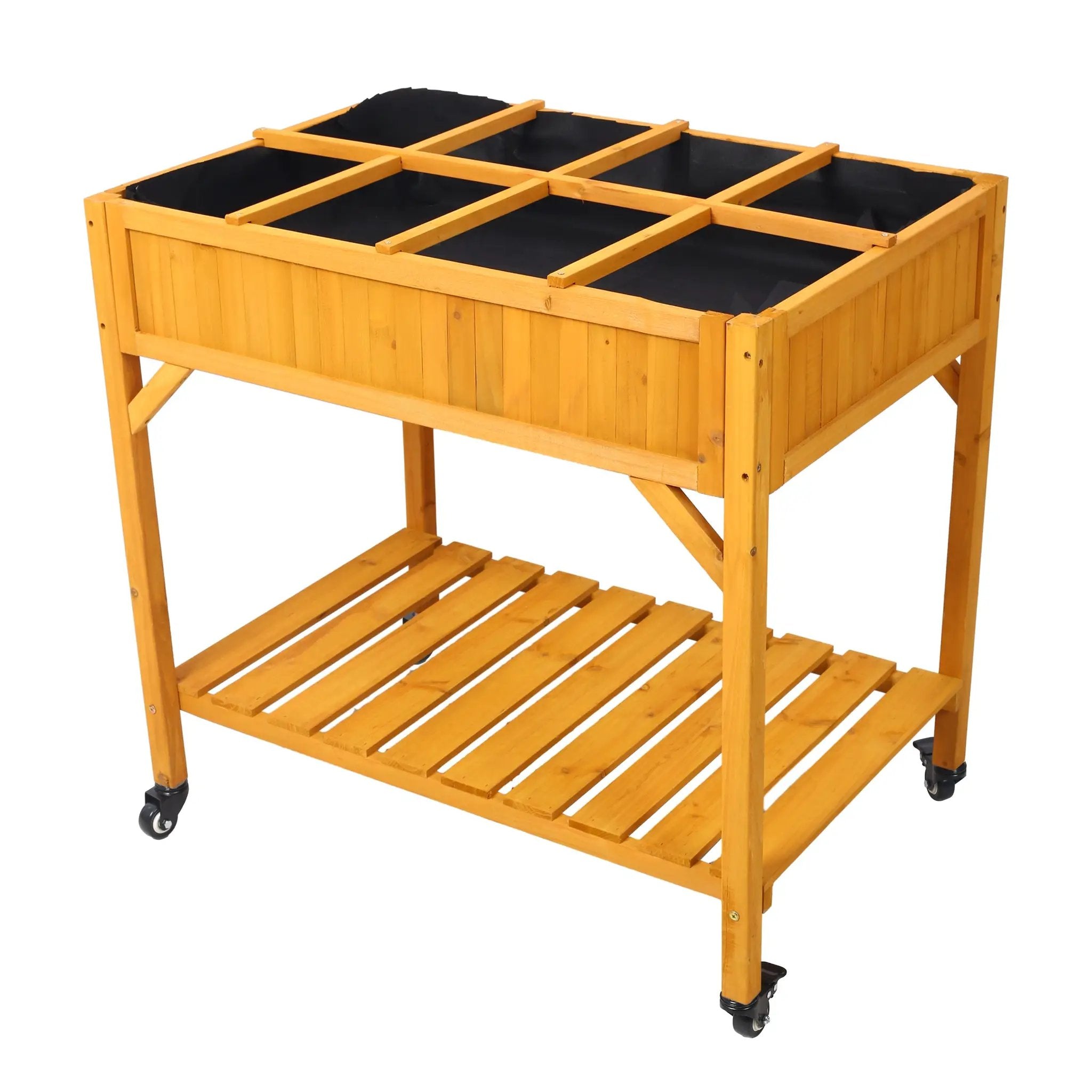 Elevated 8 Pocket Herb Garden Bed by HouseOfZazla