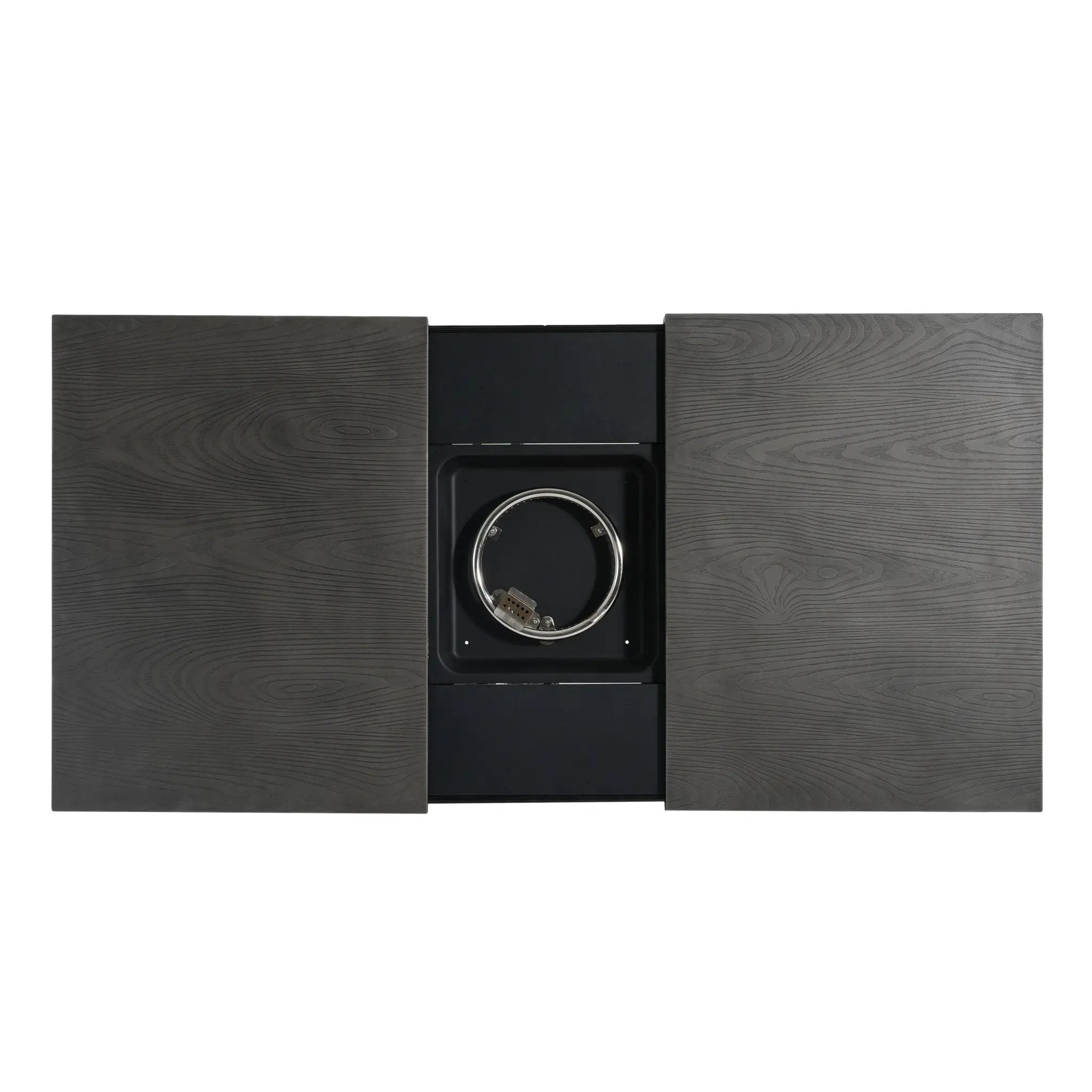 Extendable Rectangle Aluminum Alloy Fire Pit Table, 50,000 BTU by HouseOfZazla