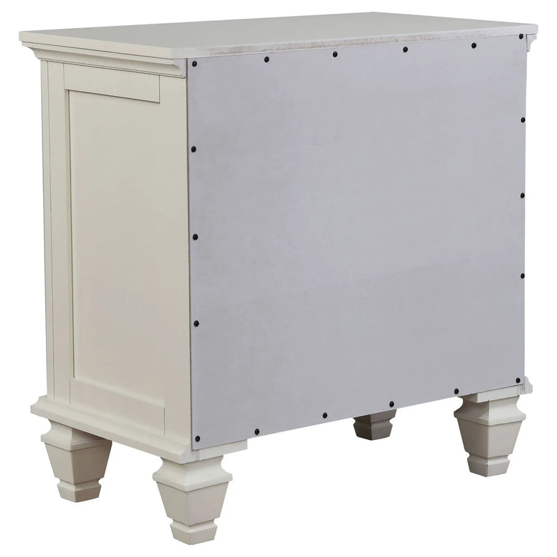 Sandy Beach 5-piece California King Bedroom Set Cream White by Unique Piece Furniture