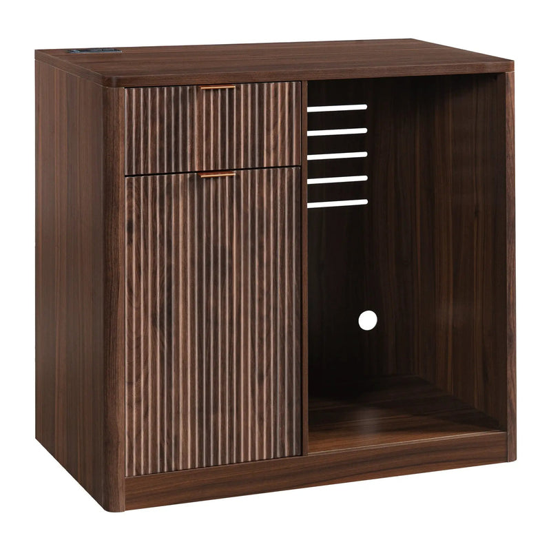 K&K 2-Piece Coffee Bar Cabinet with Fridge Space by HouseOfZazla