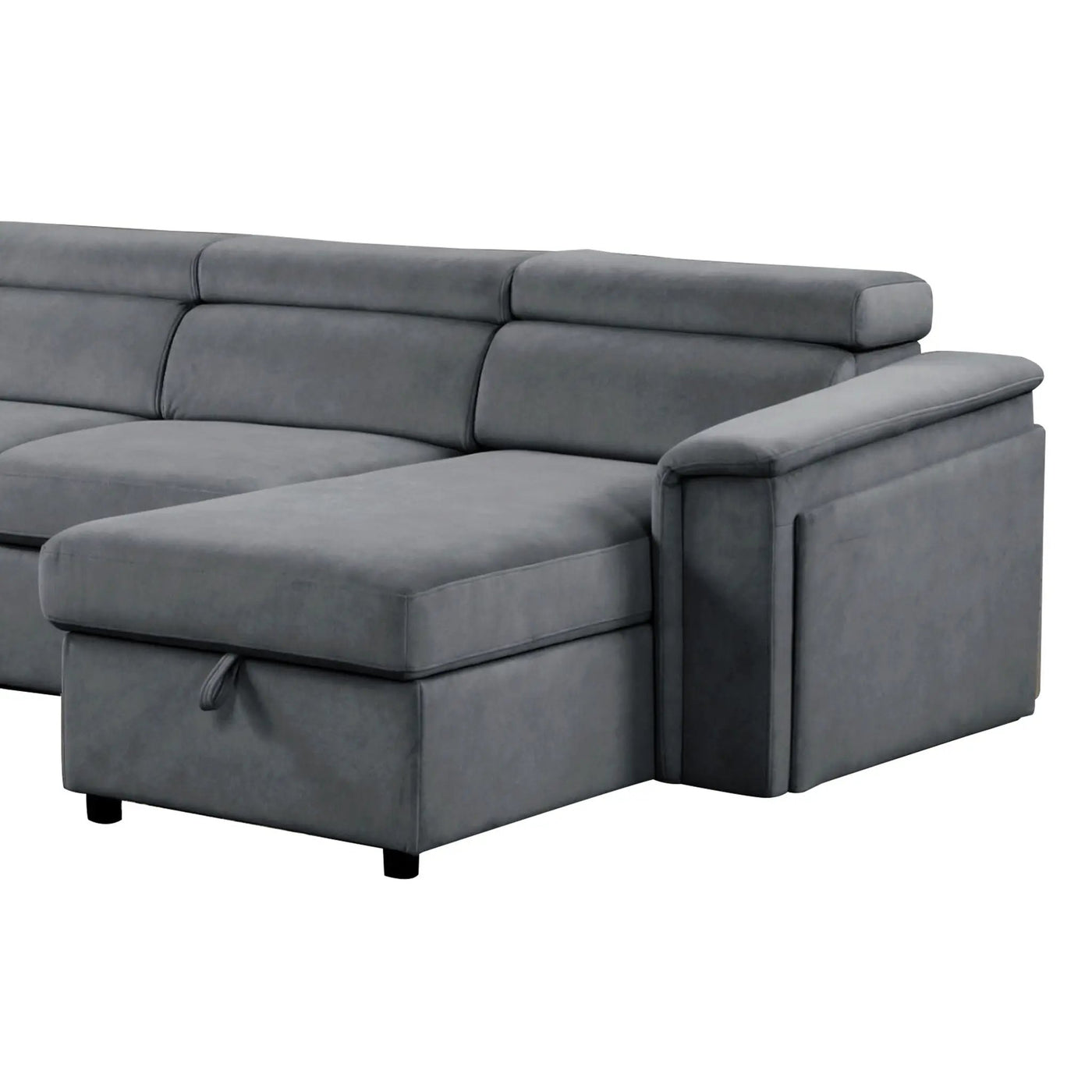 Harvey - Power Recliner Sleeper Sectional by HouseOfZazla