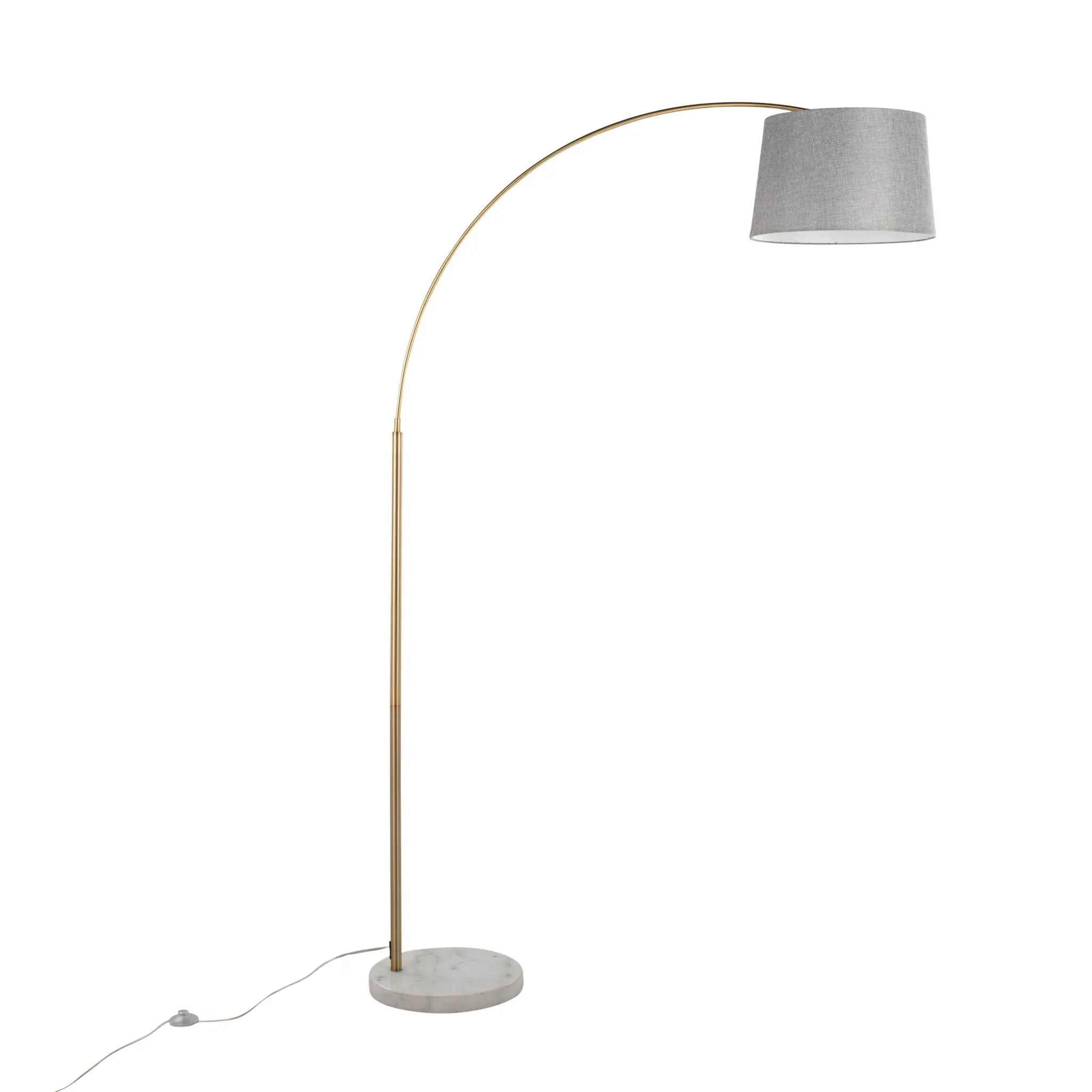 March - Contemporary Floor Lamp & Elegant Finish by HouseOfZazla