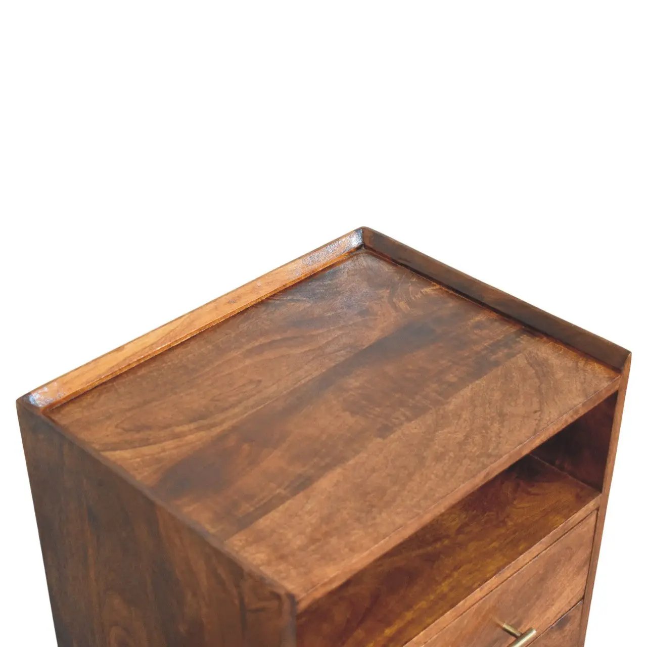 Artisan Furniture Solid Wood Camden Chestnut Bedside by HouseOfZazla
