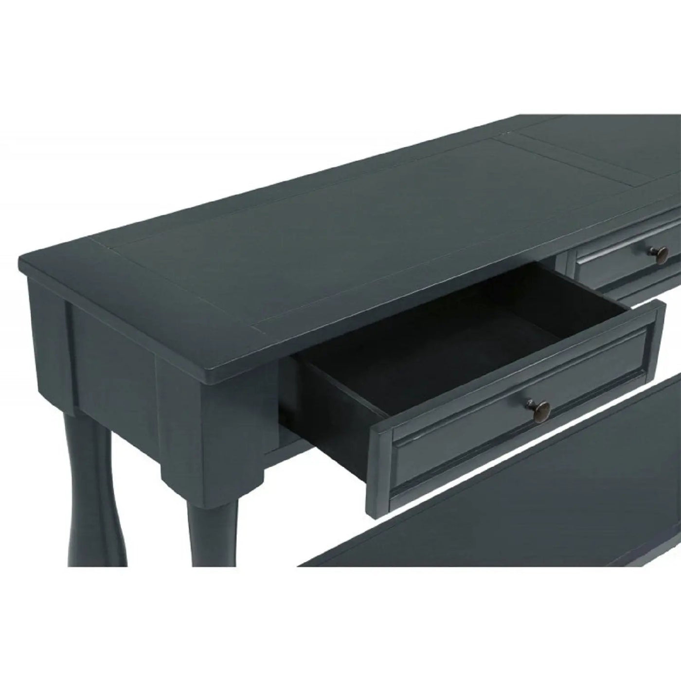 Long Console Table With Drawers And Shelf by HouseOfZazla
