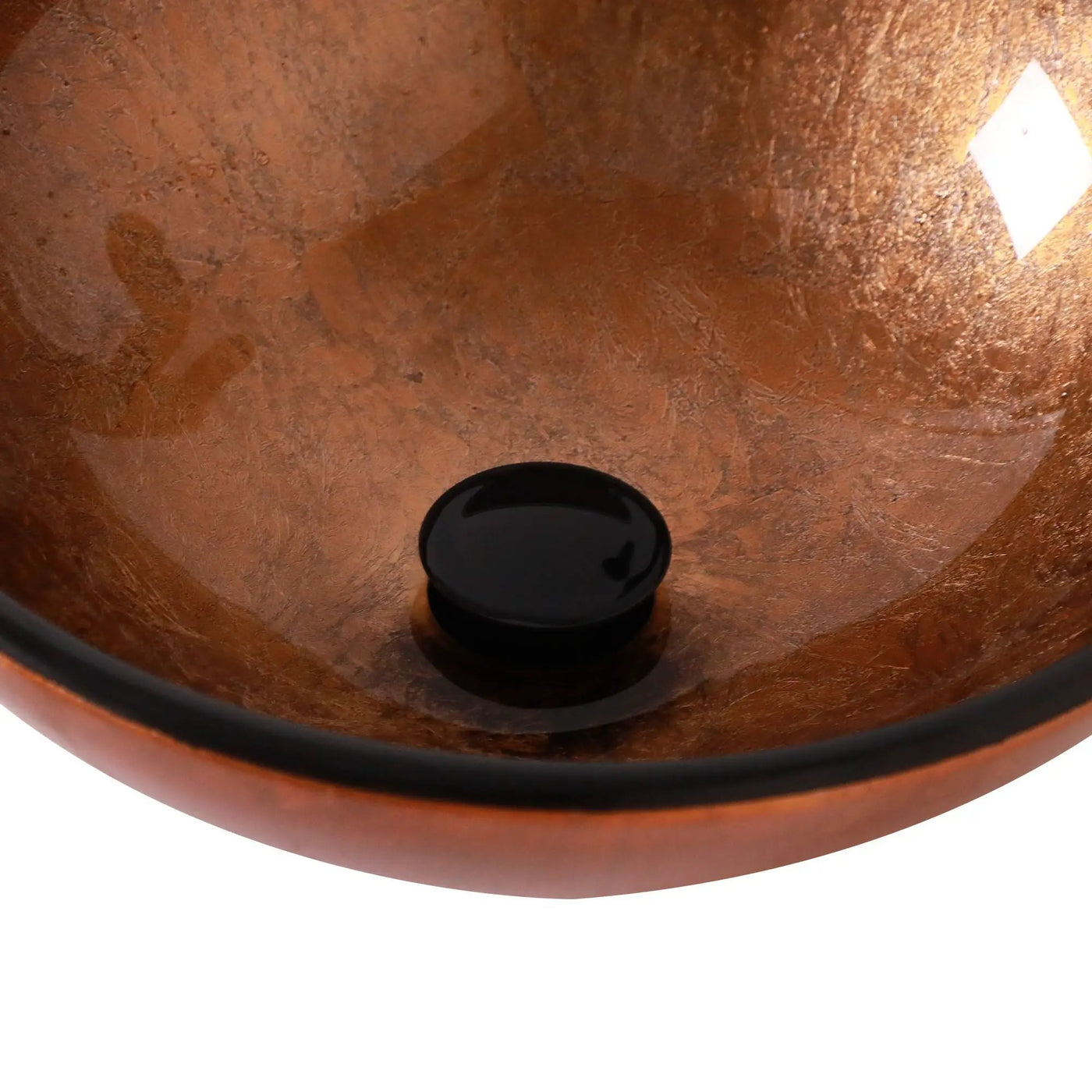 Artistic Tempered Glass Vessel Sink With Pop Up Drain by HouseOfZazla