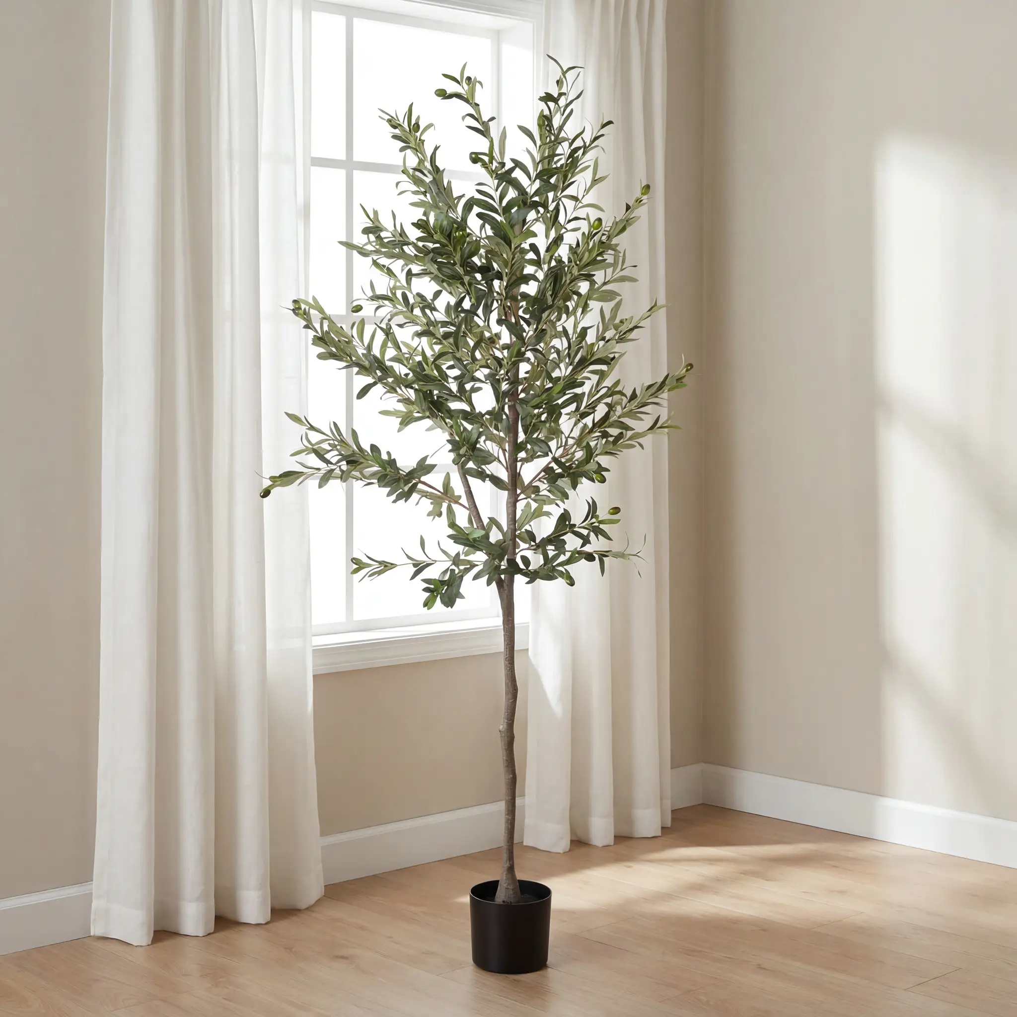 6FT Artificial Olive Tree in by HouseOfZazla