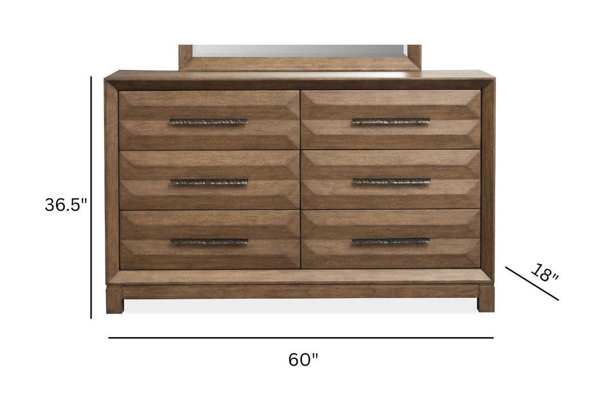 Callisto - Double Drawer Dresser, photo 4 of 10