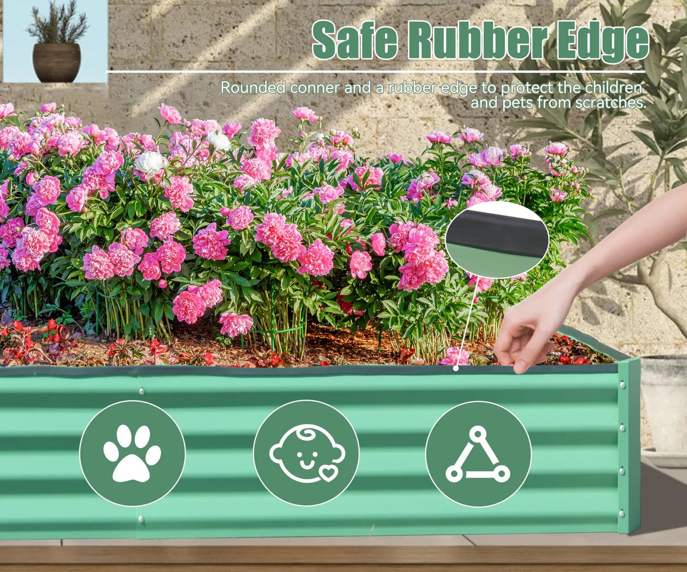 Galvanized Raised Garden Bed by HouseOfZazla