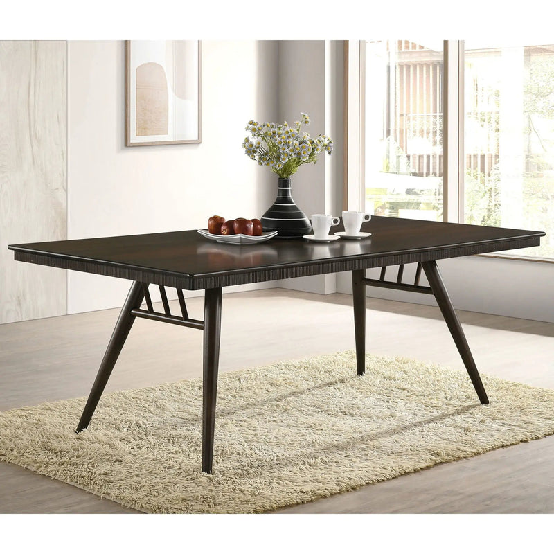 Wes - Rectangular Dining Table - Walnut by HouseOfZazla