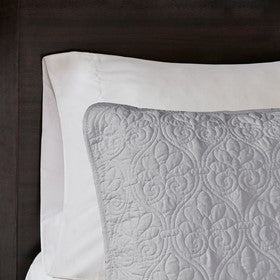 Reversible Quilt Set Grey King/Cal King by HouseOfZazla
