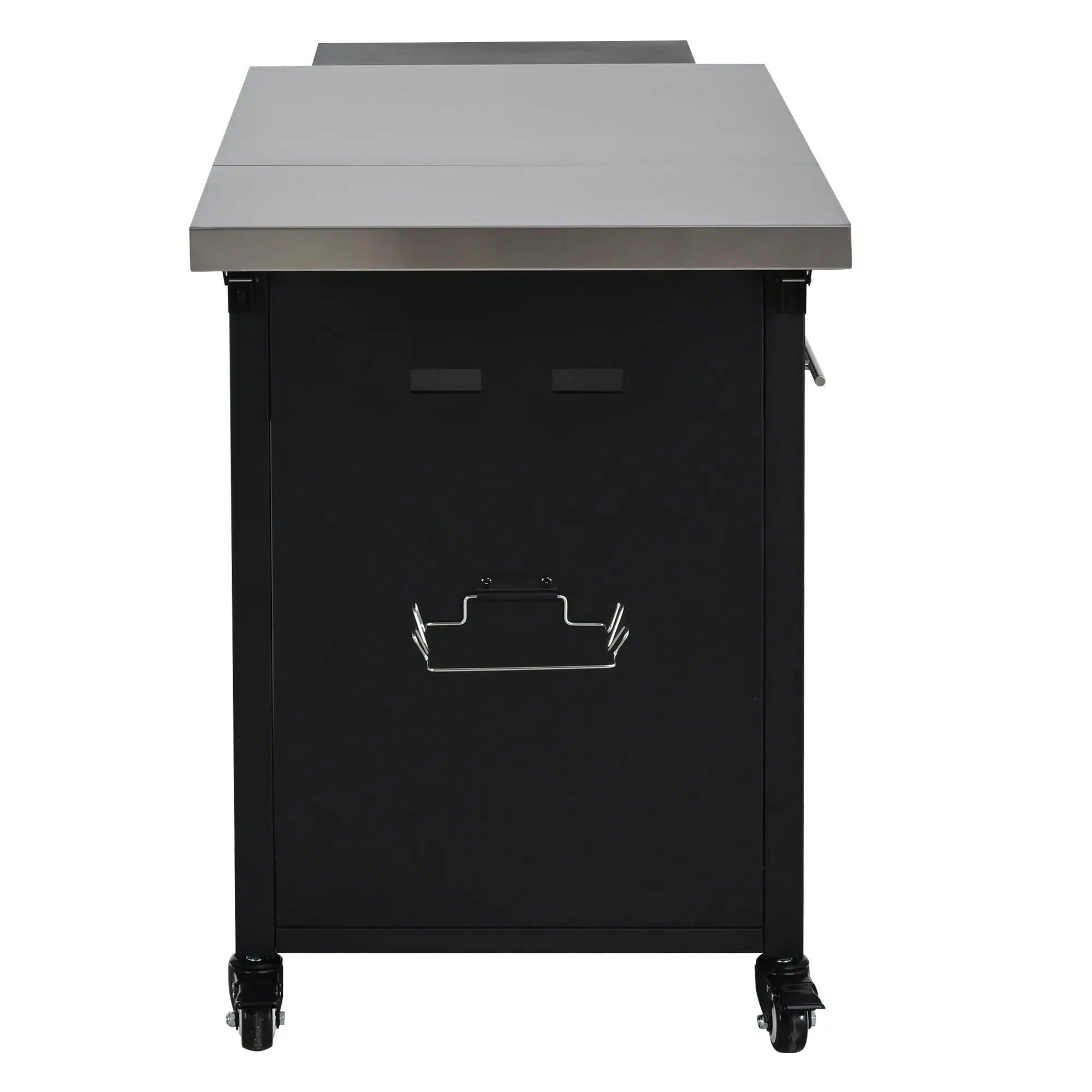 Foldable Outdoor Prep Station BBQ Cart Patio Dining Cart by HouseOfZazla