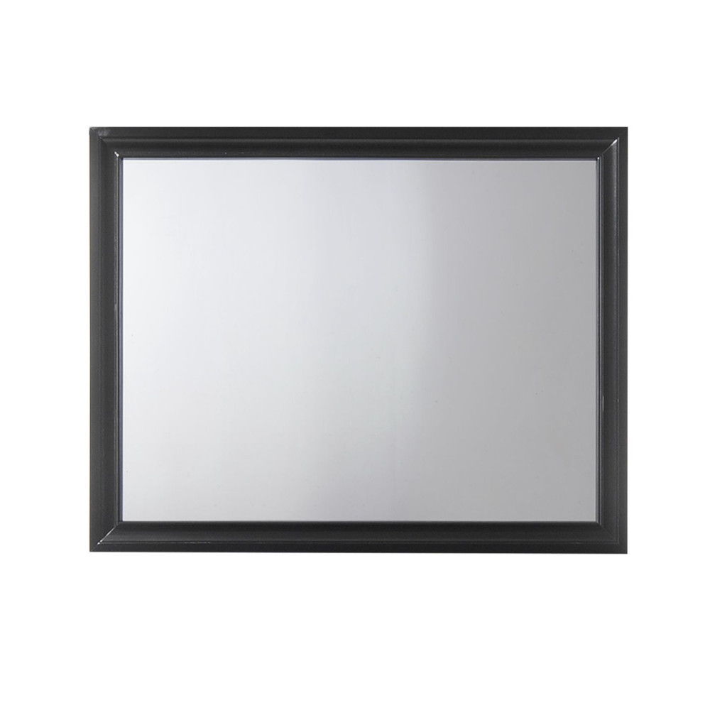 Minimalist Design Mirror with Smooth Edge - White, Black, or Dark Gray, photo 6 of 15