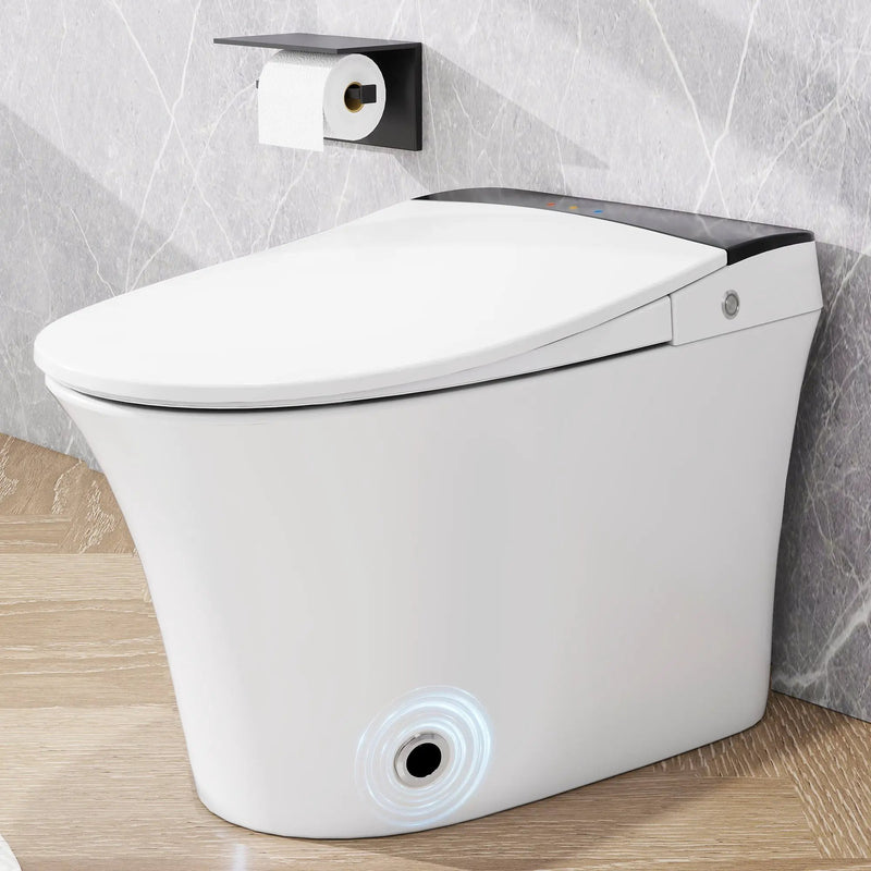 Heated Seat Smart Toilet, One Piece Design by HouseOfZazla
