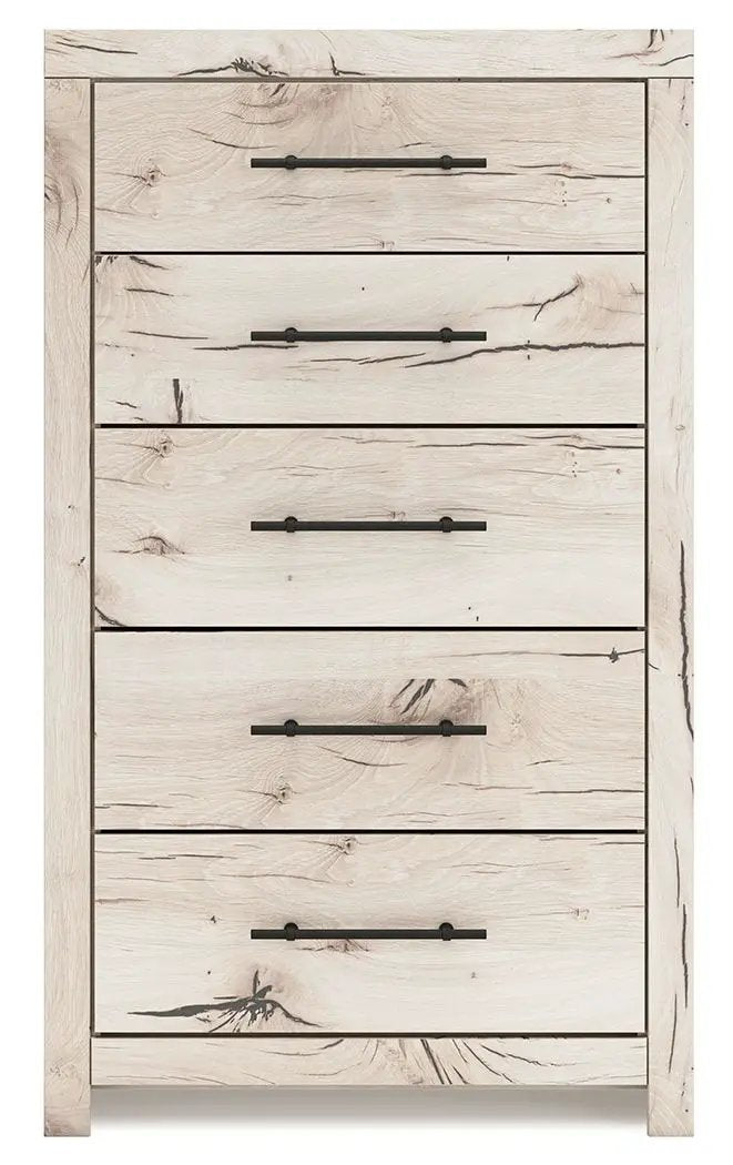 Lawroy - Five Drawer Chest - Light Natural by Unique Piece Furniture