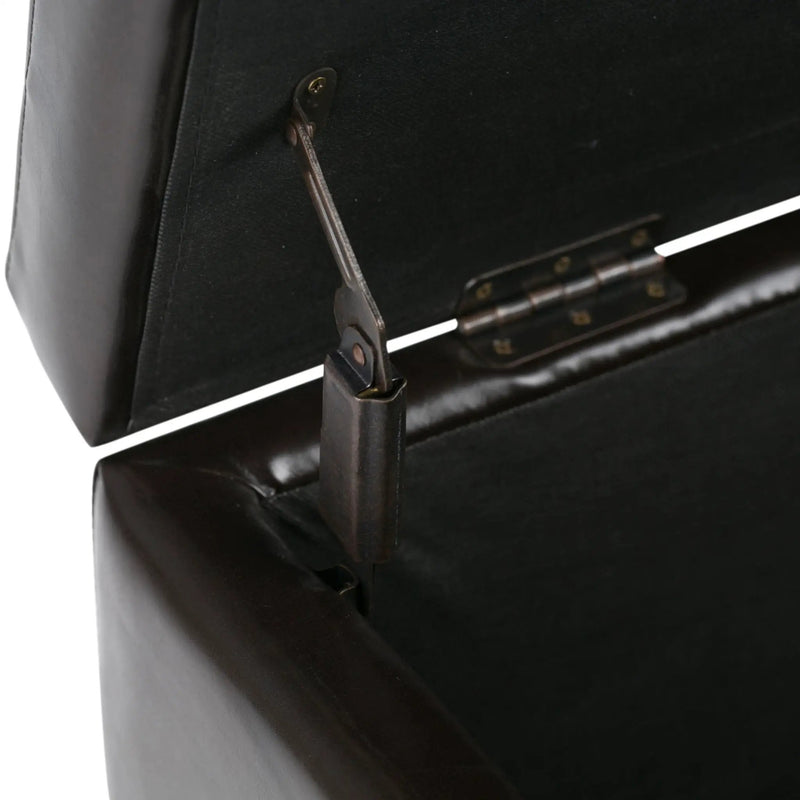 Hamilton - Storage Ottoman - Coffee Brown by HouseOfZazla