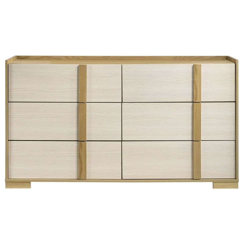 Hyland 6-drawer Dresser Natural by Unique Piece Furniture
