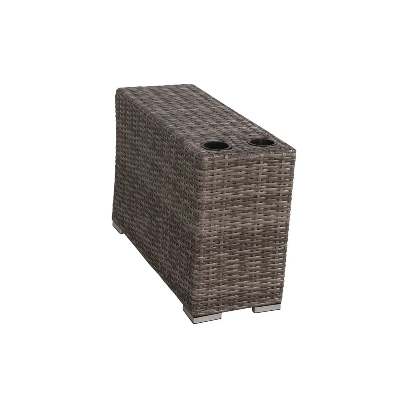 Modern Rattan Wicker Seating Group With Cushions by HouseOfZazla