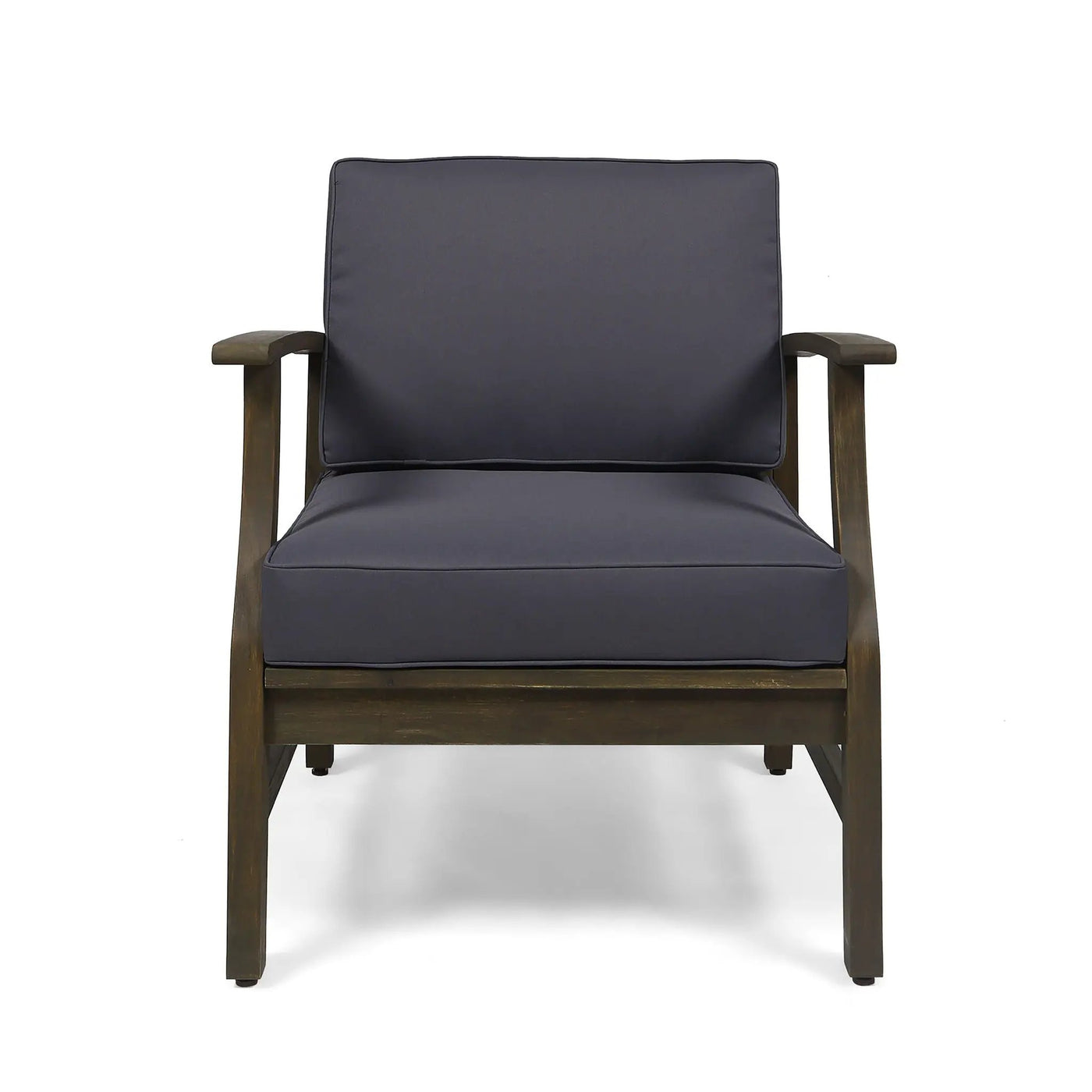 Perla Contemporary Club Chair with Water Resistant Cushion by HouseOfZazla