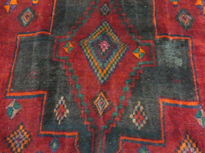 4' X 8' Antique Handmade India Geometric Oriental Wool Rug Veg Dyes Nice by Jewel Rugs