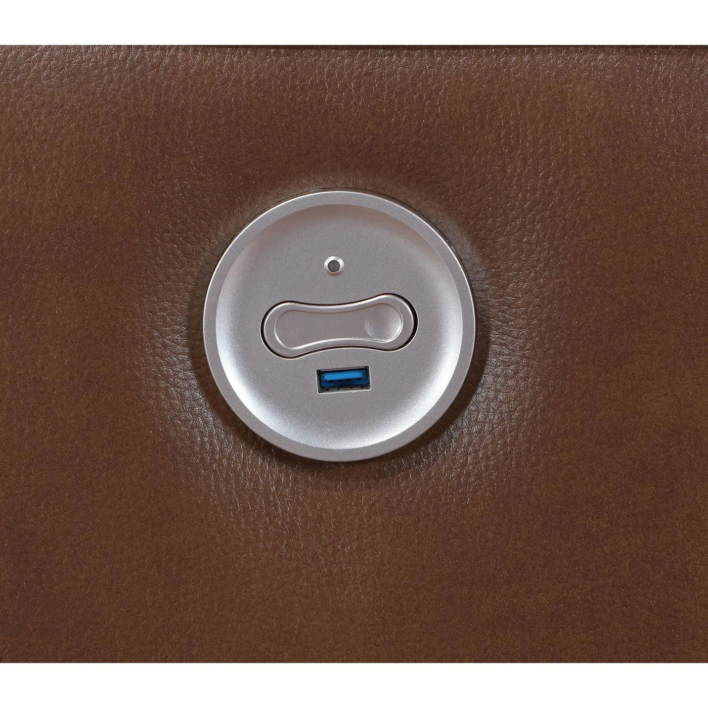 Denson - Power Reclining Loveseat With Console And USB Port by HouseOfZazla