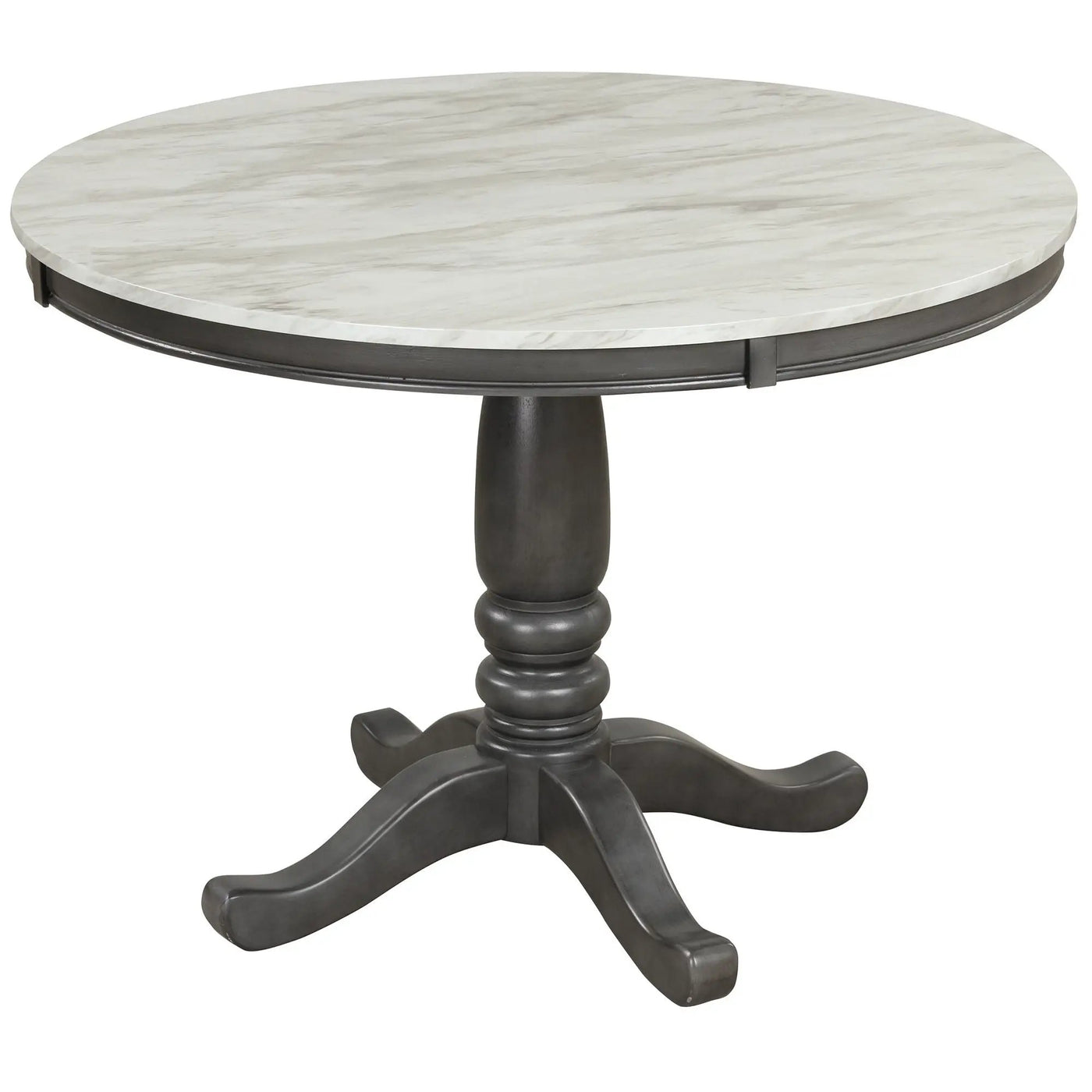 5 Pieces Dining Table And Chairs Set For 4 Persons, Kitchen Room Solid Wood Table With 4 Chairs by HouseOfZazla